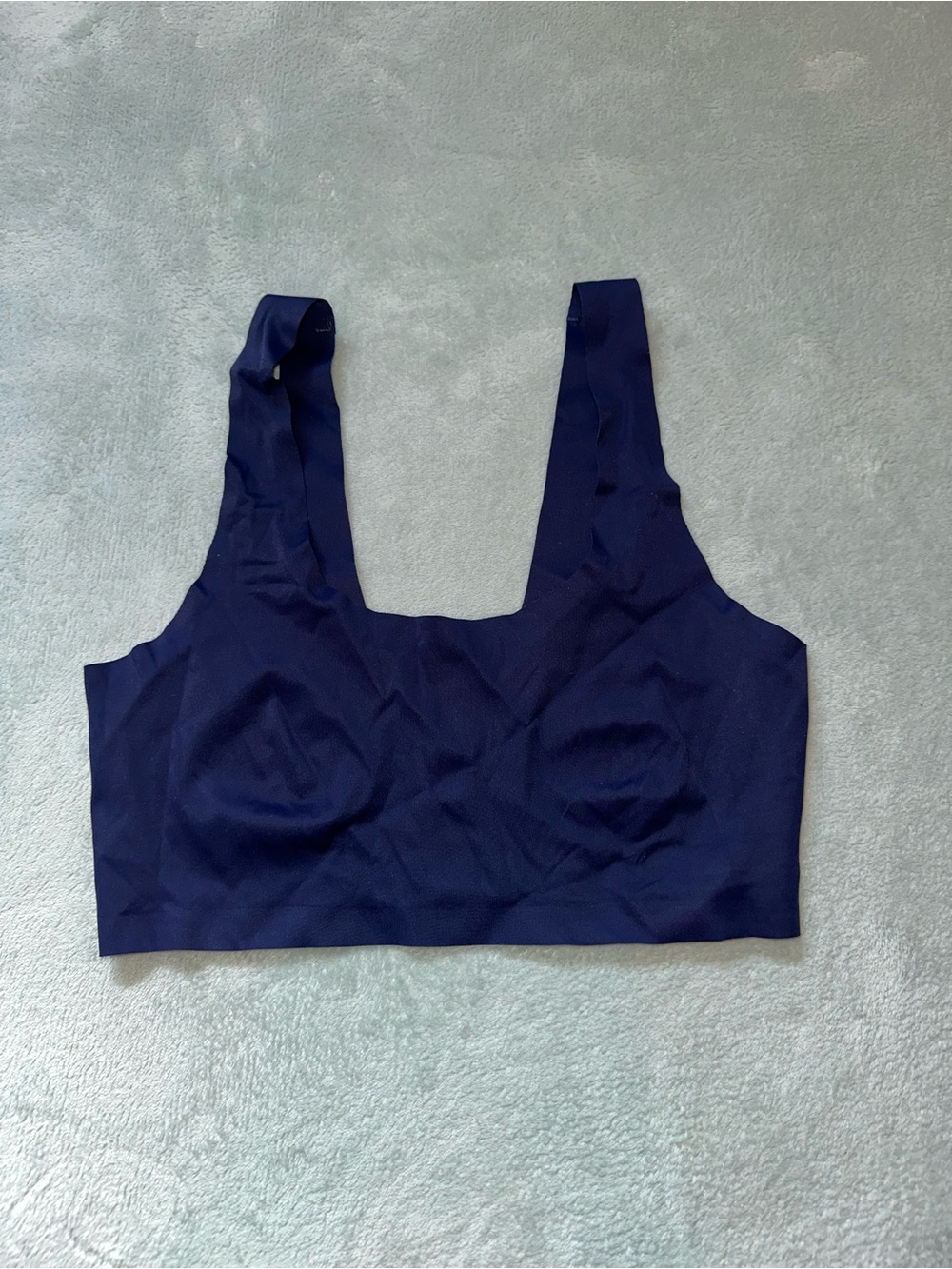 Navy Seamless Wireless Bralette - DIP